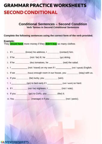 Second conditional
