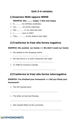 Past simple: regular verbs