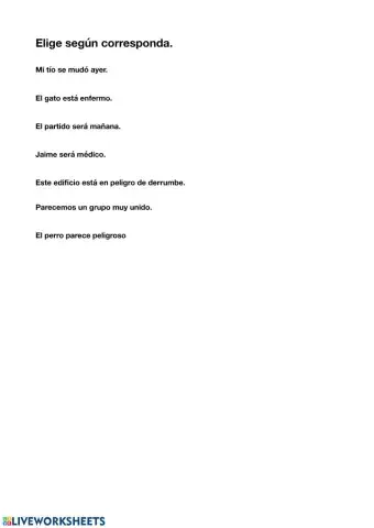 Predicado nominal y verbal