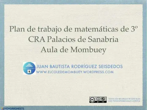 Unidad 1 matemáticas 3º parte 1