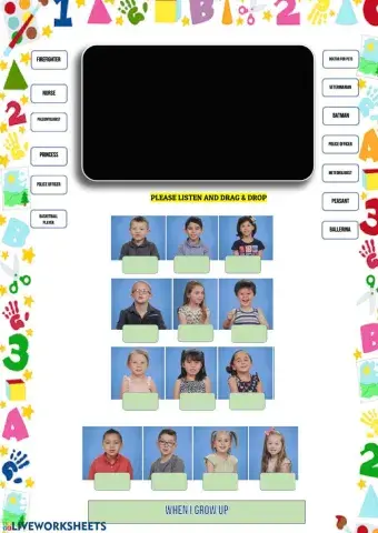 Jobs (listening task)