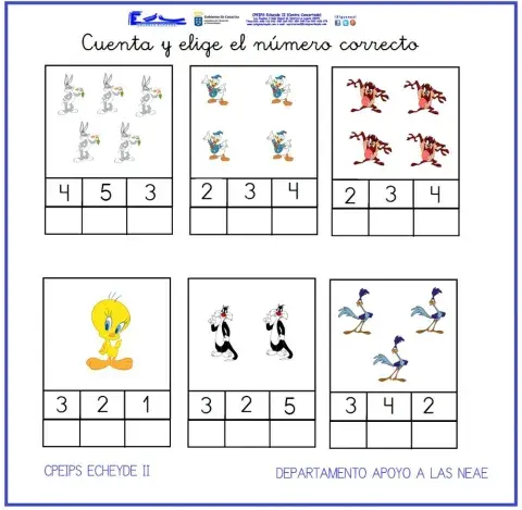 Seleccionar Nº correcto 2-2