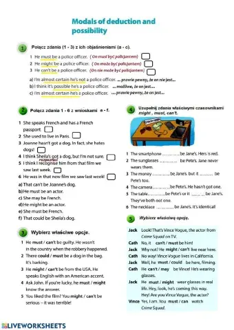 Modals of deduction - present