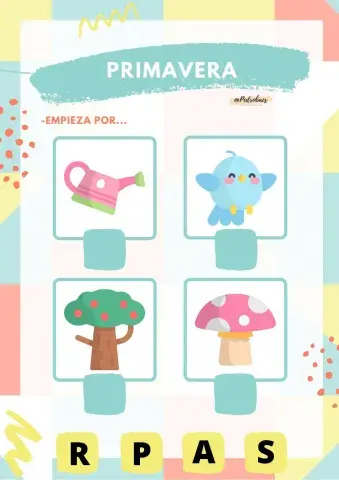 PRIMAVERA. EMPIEZA POR...