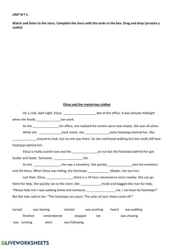 Elissa and the mysteriuous stalker