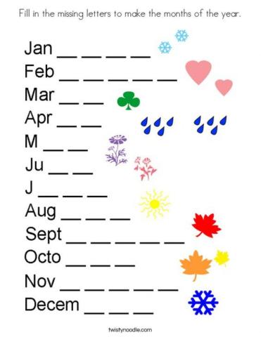 The months