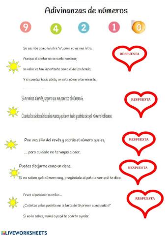 Adivinanzas de números