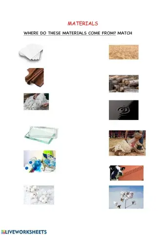 Where do these materials com from?