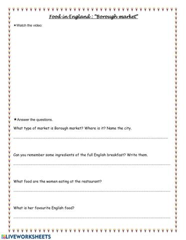 Food in England -. Borough Market