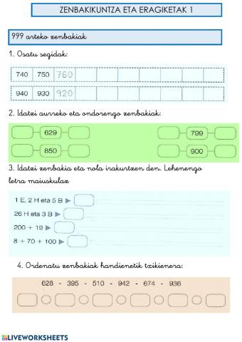Eragiketak eta kalkuloa