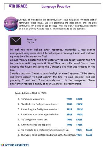 Past Simple and Continuous