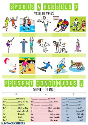 Sports and hobbies 2