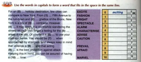 Word Formation - Adjectives