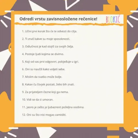 Zavisnosložene rečenice