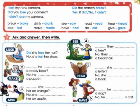 Past Simple regular verbs