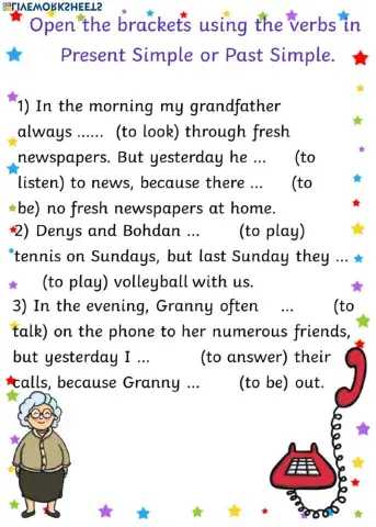 Past Simple - Present Simple