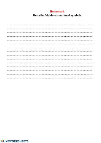 Describe Moldova's national symbols