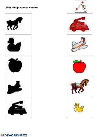 Unir sombras y dibujos