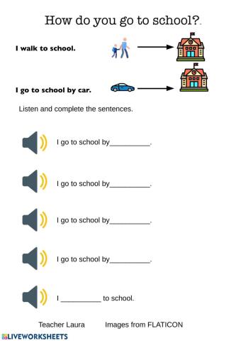 How do you go to school?