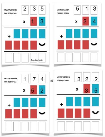 Multiplicaciones dos cifras
