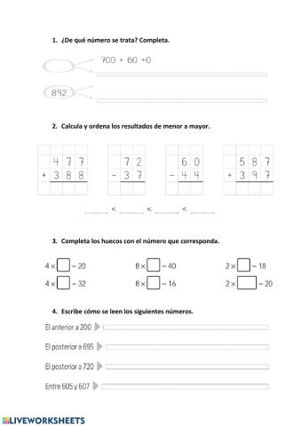 Repaso matemáticas