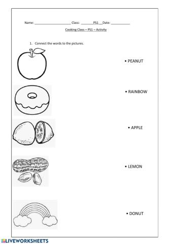 Connect the ingridients