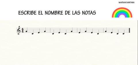Notas musicales