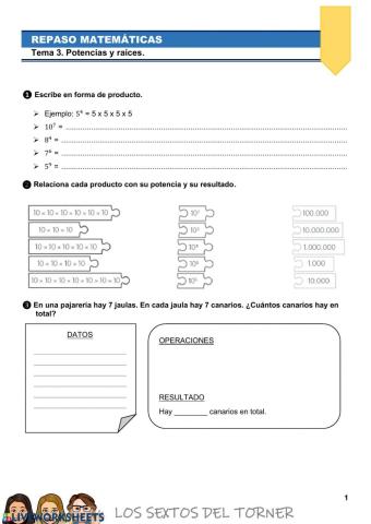 Repaso Potencias y Raíces