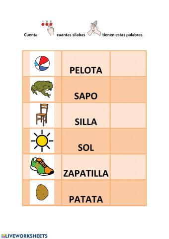 Conciencia silábica 1