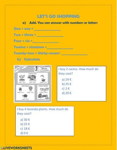 Challenge: additions in English