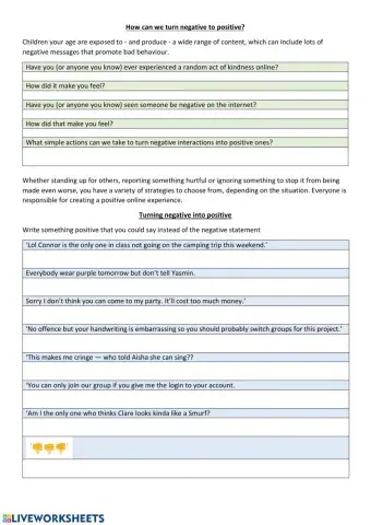 Being Kind on the Internet