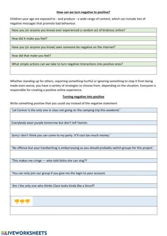 Being Kind on the Internet