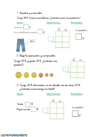 Problemas matemáticas