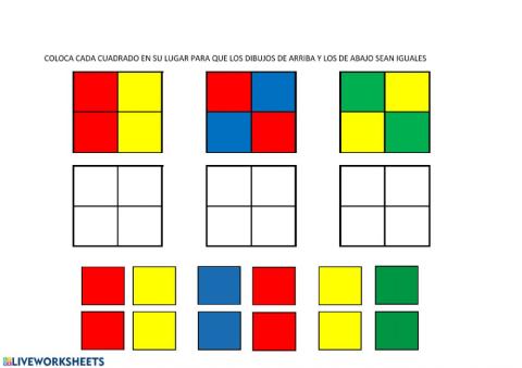 COLOCA EN LA MISMA POSICIÓN QUE EL MODELO