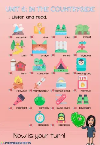 Unit 6 - In the countryside VOCABULARY A.D.