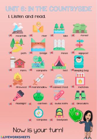 Unit 6 - In the countryside VOCABULARY A.D.