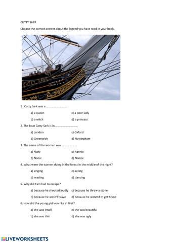 The legend of Cutty Sark