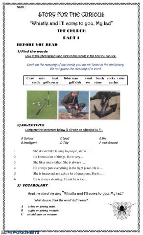 Before you read- chapter 1 - part 1