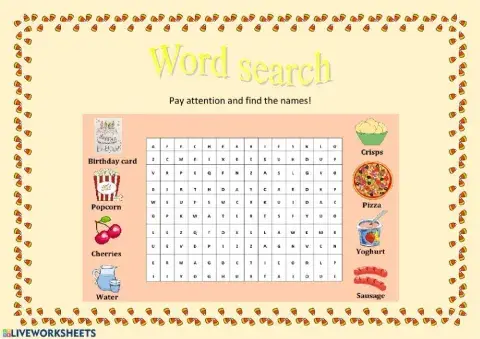 Vocabulary -It-s my birthday