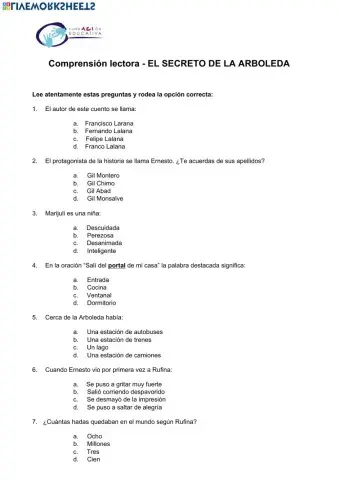 El secreto de la arboleda