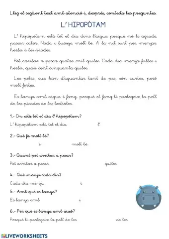 L'hipopòtam