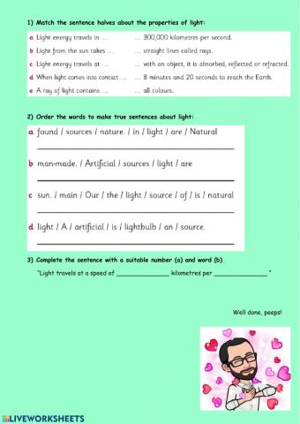 NATURAL SCIENCE. Light