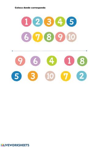 Asociación del 1 al 10