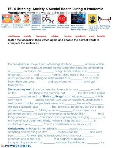 Listening: Anxiety - Mental Health During a Pandemic