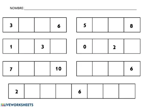 Donde están los números