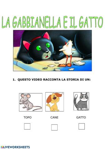 la gabbianella e il gatto