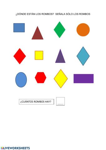 SEÑALA SOLO LOS ROMBOS