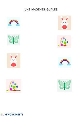 Unir imágenes iguales