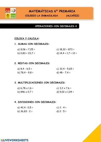Refuerzo números decimales 4