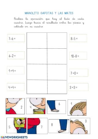 Manolito y las mates